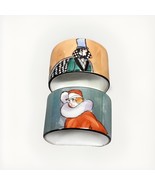 Vintage Pair of Hand Painted Noritake Art Deco Napkin Rings - $367.38 MXN
