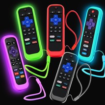 5Pack Case for Roku Remote, Cover for Hisense/TCL Roku TV Steaming Stick... - £7.64 GBP