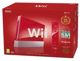 Nintendo Wii Console (Red) - £227.53 GBP