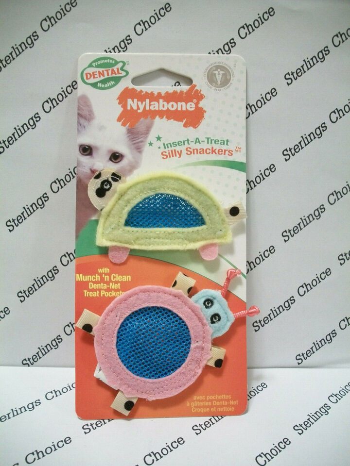 Nylabone Insert-A-Treat Silly Snackers Dental Cat Toy - $7.71