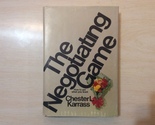 THE NEGOTIATING GAME by CHESTER KARRASS - Hardcover - Free Shipping - $15.95