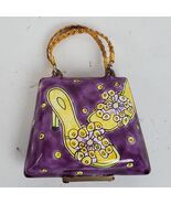 Vintage Handbag Shoe Pill Box Container 2 Inch Mag Close - €18,04 EUR Vintage Handbag Shoe Pill Box Container 2 Inch Mag Close - €18,04 EUR