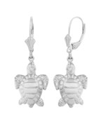 Sterling Silver Detailed Sterling Silver Sea Turtle Earring Set (small) - £17.92 GBP