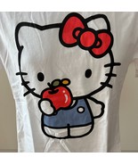 Sanrio Hello Kitty with Apple T Shirt | Ladies Size Small | Sanrio Branded - £15.53 GBP