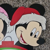 Vintage Disney Mickey Minnie Mouse Merry Christmas Yard Lawn Decor Missi... - £27.51 GBP