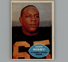 1960 TOPPS FOOTBALL JOHN NISBY #98 STEELERS - $3.07