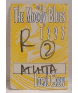 THE MOODY BLUES - VINTAGE ORIGINAL CLOTH CONCERT TOUR BACKSTAGE PASS *LA... - $185.64 MXN