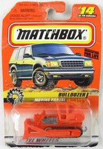 NIP Matchbox Orange Bulldozer #14 Diecast Moving Parts, 1997, Card Shelf... - $9.99
