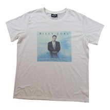 Billy Joel A Voyage on the River of Dreams Women&#39;s White Graphic T-Shirt Size L - $9.49