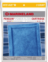 Marineland Rite-Size B Cartridge (Penguin 110B, 125B and 150B) 3 count Marinelan - £15.58 GBP
