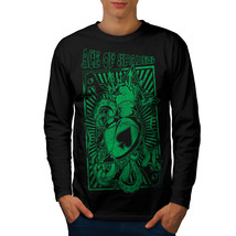 Ace Card Spades Casino Tee Gambler Men Long Sleeve T-shirt - £11.70 GBP