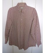 L.L.BEAN MEN&#39;S SL CHECKED 100% COTTON BUTTON SHIRT-L REG-WORN/WASHED ONC... - £11.21 GBP