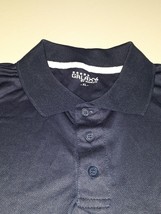 Mens Dry-Fit Polo Shirt with Moisture Wicking XL Navy Blue Galaxy by Harvic  - £13.45 GBP