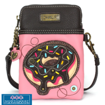 DONUT CELL PHONE CROSSBODY PURSE HANDBAG CHALA PINK - €34,56 EUR