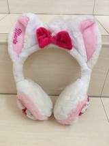 Tokyo Disney Resort Marie Cat Ear Muffs Plush. Very Pretty and RARE - £51.83 GBP