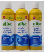 Alba Botanica Repair &amp; Refresh Shampoo Ocean Surf 12 Oz Lot of 3 New - $37.74 CAD
