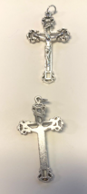 Celtic  Crucifix Pendant 2&quot; Silver Plated,  New #16 - £2.33 GBP