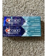 NEW Crest Lot of (2) 3D White Advanced Deep Clean Whitening Toothpaste, ... - $7.69