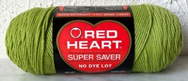 Red Heart Super Saver Worsted Medium Weight Yarn - 1 Skein Kiwi #651 - £7.23 GBP