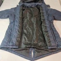 Swiss Tech Men’s Blue Nylon Puffer Removable Hoodie Full Coat Jacket XL (16-18) image 6