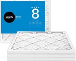 Simply By Mervfilters Merv 8, Mpr 600, Ac Furnace Air Filter, 12X12X1, 6... - $44.96