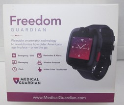 New Medical Guardian Freedom Guardian Medical Alert Smartwatch - Black - £17.80 GBP