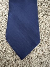 Calvin Klein Blue Solid 100% Silk Neck Tie - £5.36 GBP