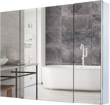 MOVO Double Doors Medicine Cabinet with Mirror, 36 inch X 26 inch Aluminum - £373.62 GBP