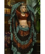 Carnelion ATS Tribal Gypsy Banjara Gypsy Split Shoulder L/S Choli Top - $68.37 CAD