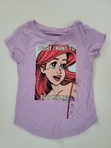 Disney Princess Little Mermai  Toddler Girls Shirt XS (4/5) New - £6.64 GBP