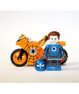Minifigure Fear Itself Spider Man Iron Spider With Motorcycle Marvel Toy... - $158.09 MXN