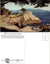 California Carmel Monterey Peninsula Seventeen Mile Drive Vintage Postcard - £7.53 GBP