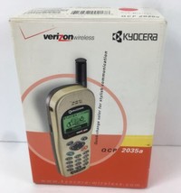 KYOCERA QCP2035a Qualcomm Verizon Vintage Phone QCP 2035a For Parts Or Repair - $8.91