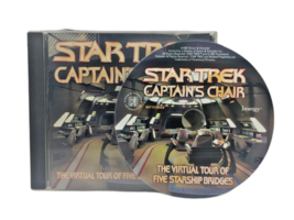 Star Trek Captains Chair Virtual Tour of 5 Starship Bridges (CD ROM, 1997) - £8.19 GBP