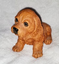 Precious Vtg Enesco Purebred Pets Porcelain Cocker Spaniel Puppy 1984 Kathy Wise - £19.71 GBP