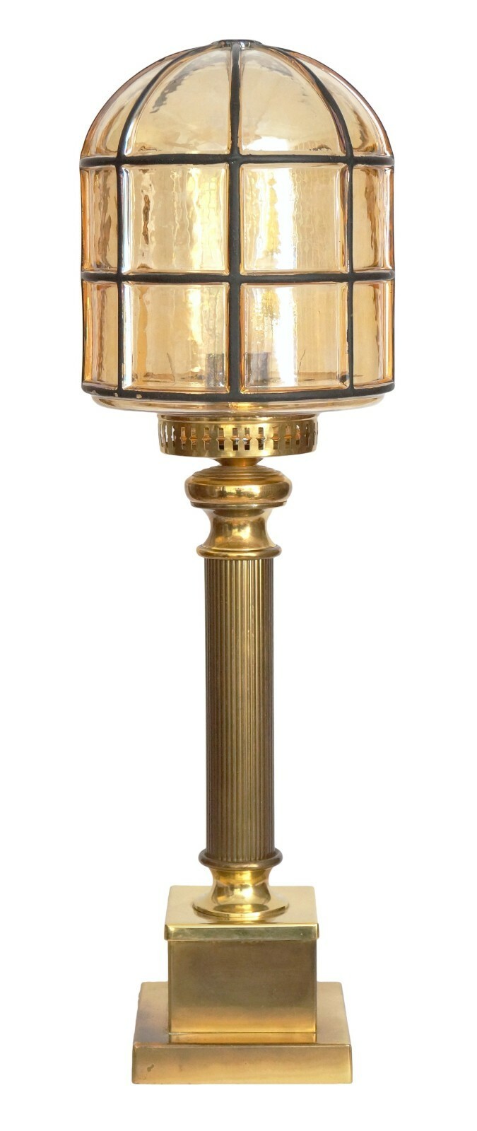 Art Deco Lamp Table Lamp " Golden Indu-Tower " Unique Specimen 64 CM Item image 2
