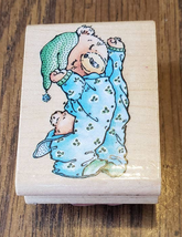 Rubber Stampede Bedtime Bear A781D Rubber Stamp Wood - $5.93