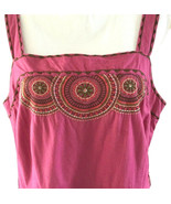 Tommy Hilfiger Women&#39;s Pink Summer Dress Size 12 Embroidered Top Missing... - $32.90 CAD