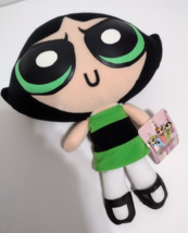 Vintage 1999 Powerpuff Girls Buttercup 10&quot; Stuffed Plush Toy New With Tags Rare! - £31.93 GBP