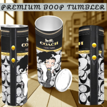 Betty Boop Coach Style Tumbler | Premium Boop Travel Mug | Fashion | Fre... - $36.99