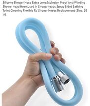 Jasya Silicone Shower Hose Extra Long, Explosion-Proof, Anti-Winding, 59... - $21.66
