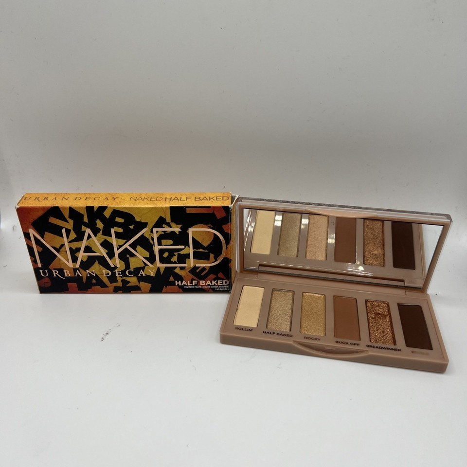 New in box Urban Decay NAKED HALF BAKED Mini Eyeshadow Palette 6 colors - $24.74