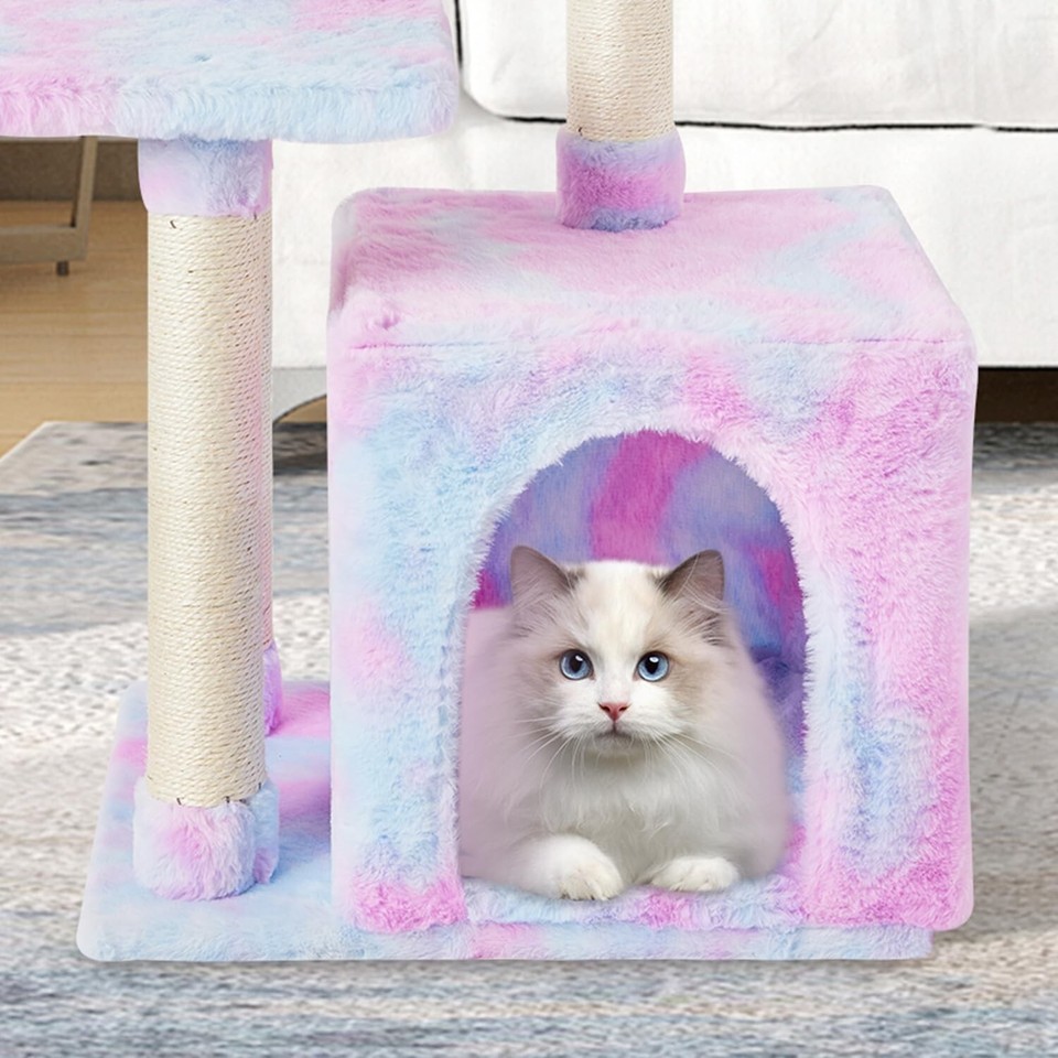 Cute Rainbow Cat Furniture Activity Center - Easy Assembly, Safe & Comfortable Item image 6