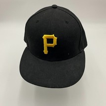 New Era 59Fifty Mens Cap MLB Pittsburgh Pirates Black On Field Game Size... - $22.76