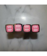 4 PACK Maybelline Colorsensational (Color Sensational) 686 Pink Sugar Matte, NEW - £3.93 GBP