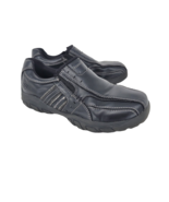 Skechers Boys Slip On Shoes Size 2 Youth Black Faux Leather Relaxed Fit ... - £14.28 GBP