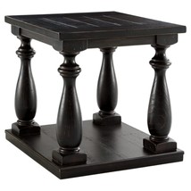 Signature Design by Ashley Mallacar Traditional Square End Table with Floor Shel - £336.10 GBP