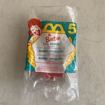 Vintage McDonald&#39;s Happy Meal ~ Barbie &quot;U.S.A. Barbie&quot; Sealed NOS - £10.16 GBP