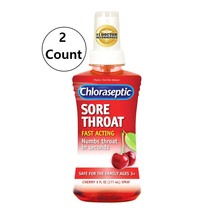 2 PK Chloraseptic Sore Throat Relief Oral Spray Phenol 1.4% Strength Che... - $24.48