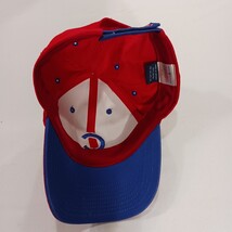 MLB Chicago Cubs Men's Back Strap Red Cotton Baseball Cap Hat image 13